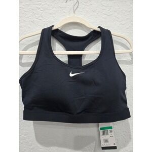 Nike Womens Training Sports Bra Black DX6821 010 XL Racerback Padded